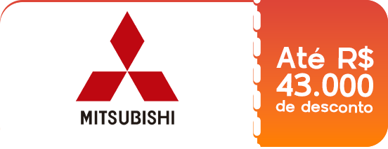 Mitsubishi — até R$ 43.000 de desconto